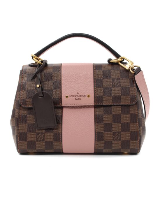 Privato: Borsa Louis Vuitton Bond Street BB in Damier Ebene e Pelle Magnolia