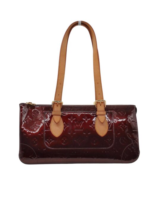 Privato: Borsa Louis Vuitton Rosewood Avenue in Pelle Verniciata Amaranto