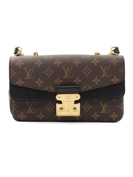 Privato: Borsa a Tracolla Louis Vuitton Marceau NM in Tela Monogram e Pelle Nera