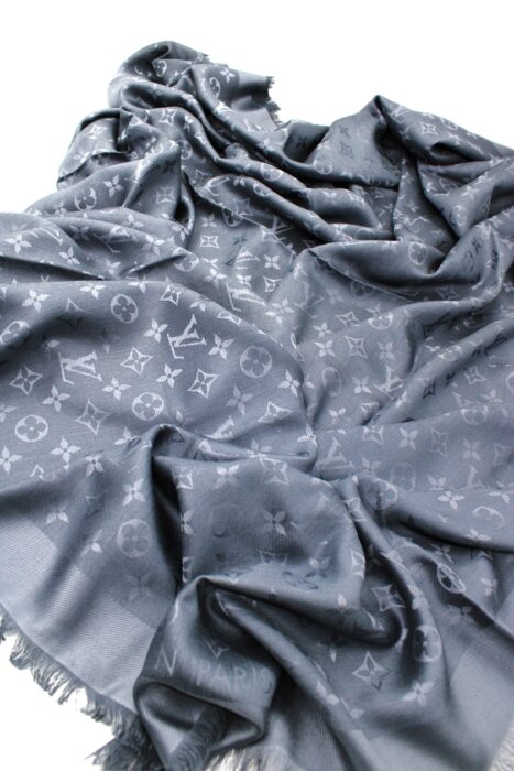 Scialle Louis Vuitton Monogram Carbone