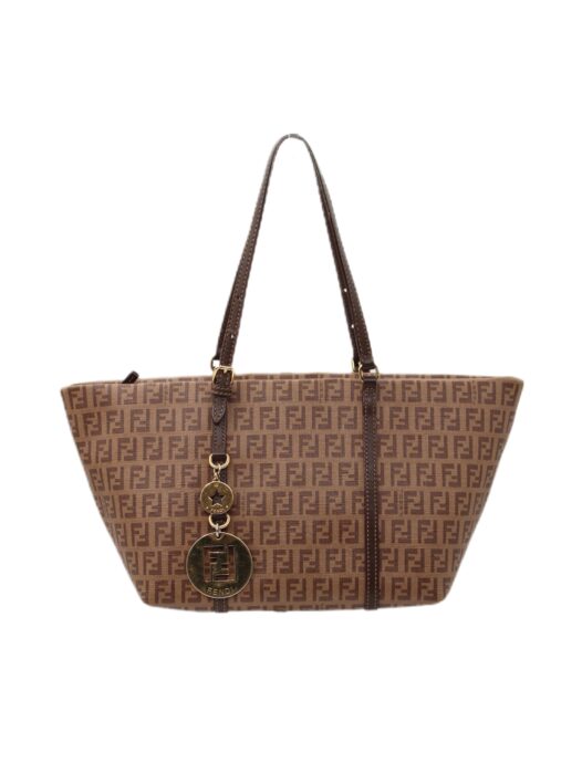 Shopper Fendi in tela plastificata zucchino