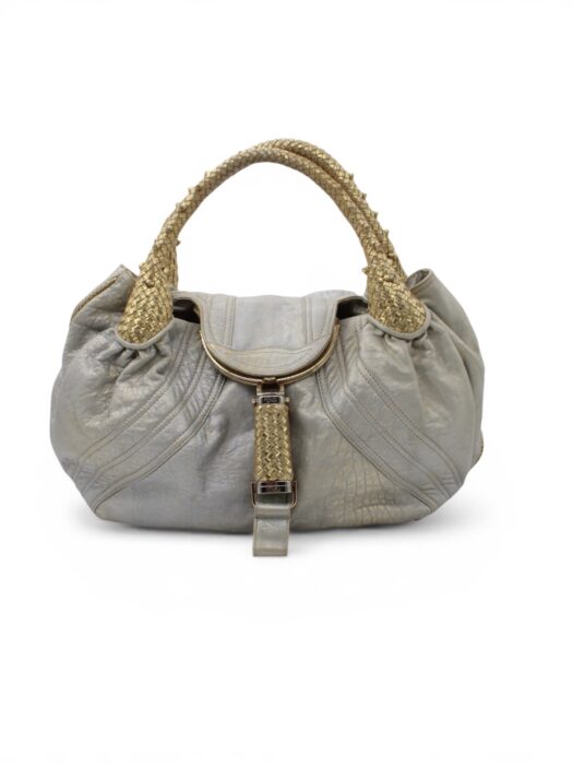 Privato: Borsa Fendi Spy in Pelle Argentata