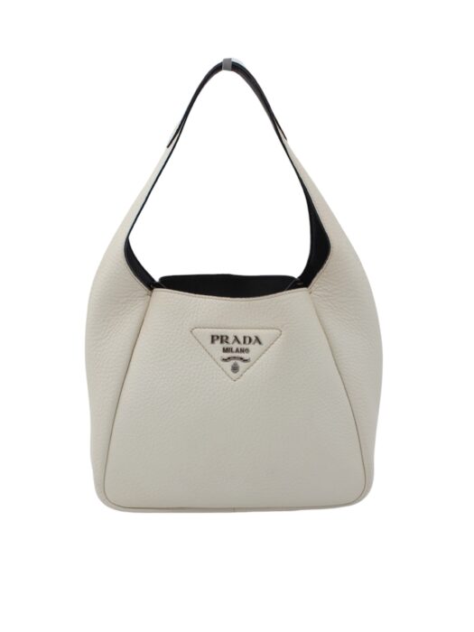 Privato: Borsa Prada Small in Pelle Bianca