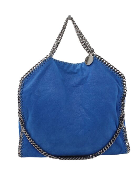 Privato: Borsa Stella McCartney Falabella 3 Catene Blu Elettrico