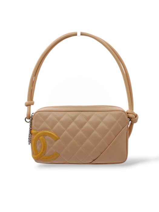 Privato: Pochette Chanel Cambon in Pelle Beige