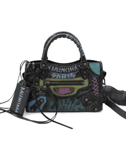 Borsa Balenciaga Classic City Graffiti