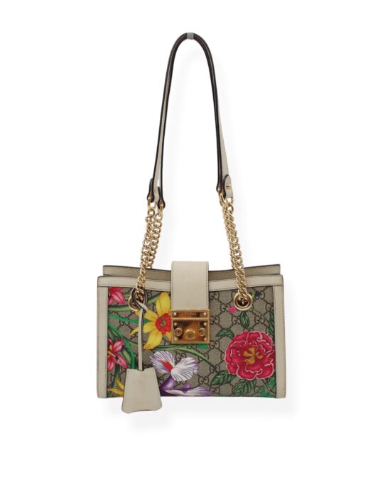 Privato: Borsa Gucci Padlock Flora GG
