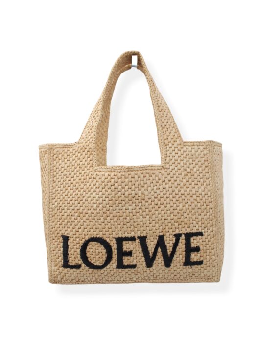 Privato: Borsa Loewe Font in Rafia