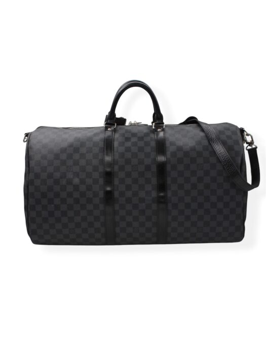 Privato: Louis Vuitton Keepall 55 in Damier Graphite