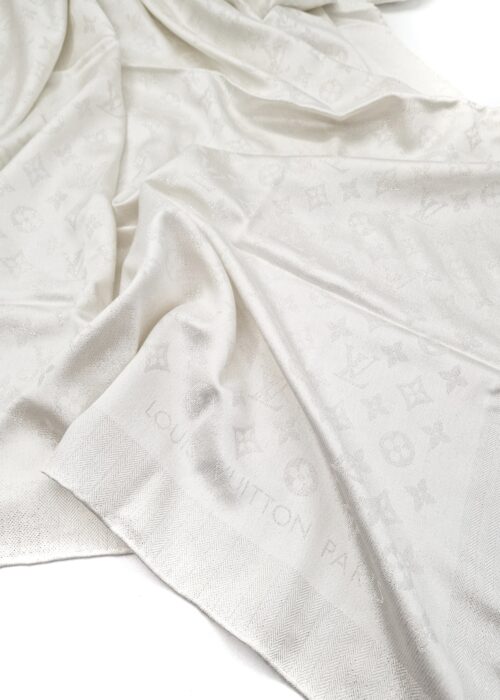 Scialle Louis Vuitton Starlight Blanc