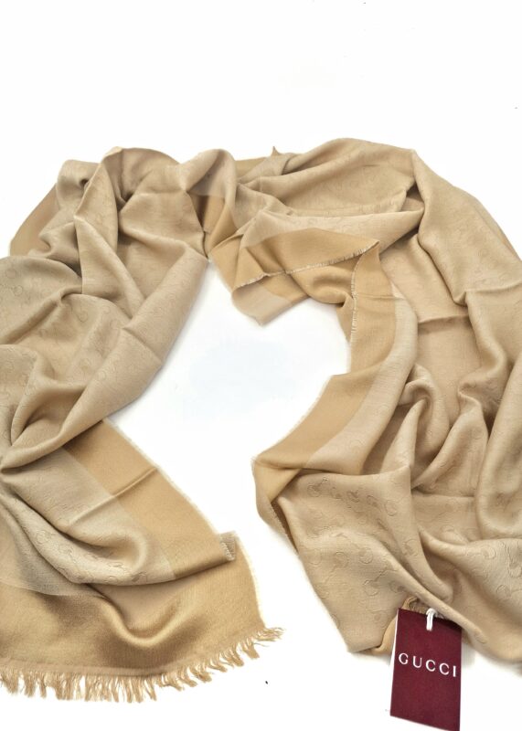 Sciarpa Gucci Horsebit Beige