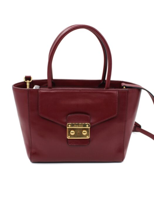 Privato: Shopper Miu Miu in Pelle Liscia