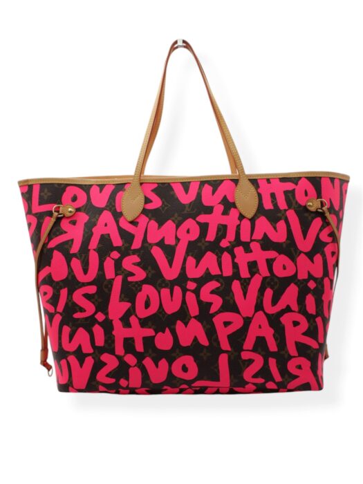 Borsa Louis Vuitton GM Monogram Graffiti Fucsia