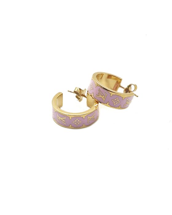 Orecchini L.Vuitton Nanogram Enamel