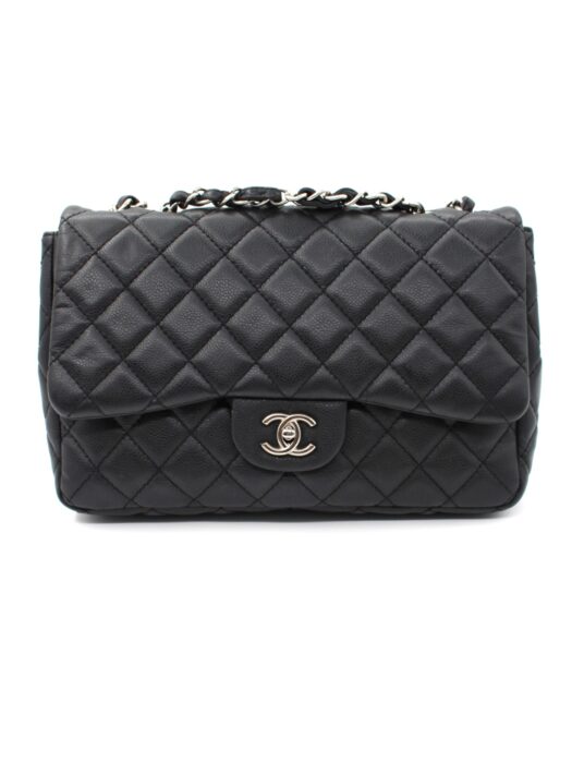 Borsa Chanel Jumbo in Pelle Soft Caviar