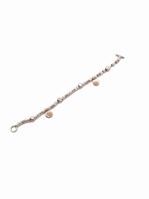 Bracciale DoDo Granelli e Dadi in Oro rosa