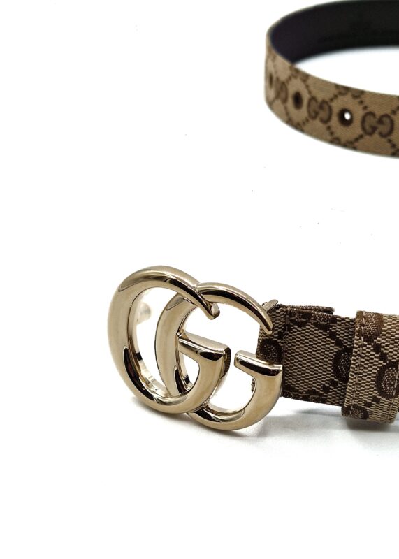 Cintura Gucci Marmont in tessuto Original GG