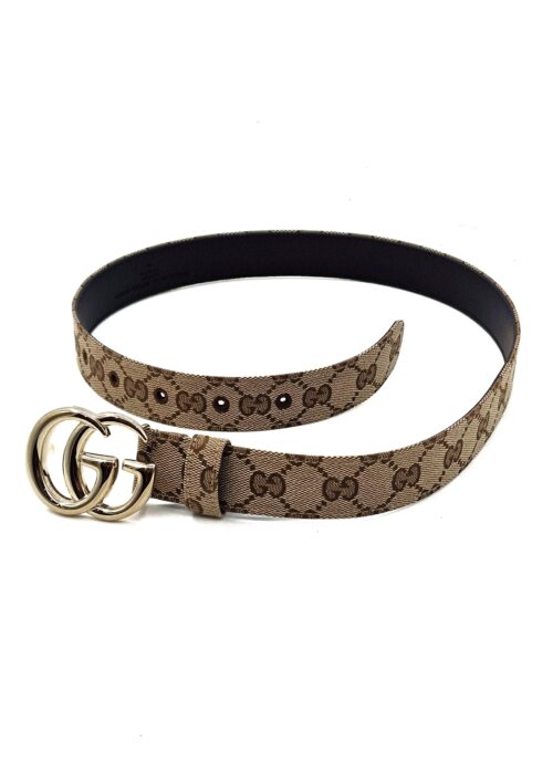 Cintura Gucci Marmont in tessuto Original GG