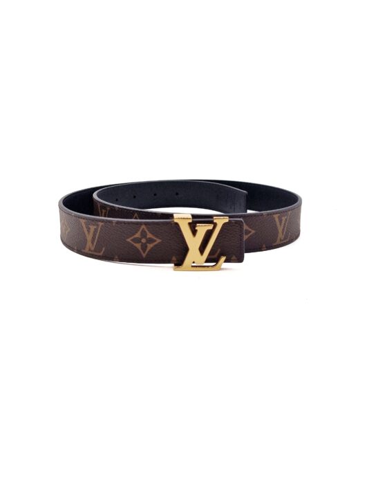 Cintura Louis Vuitton Initiales Reversibile