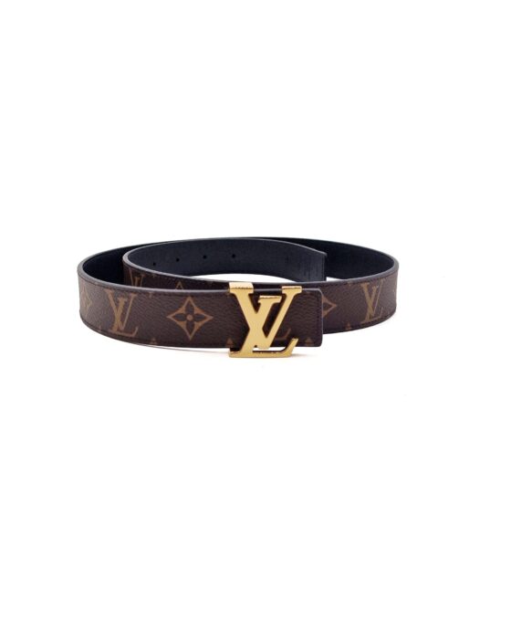 Cintura Louis Vuitton Initiales Reversibile