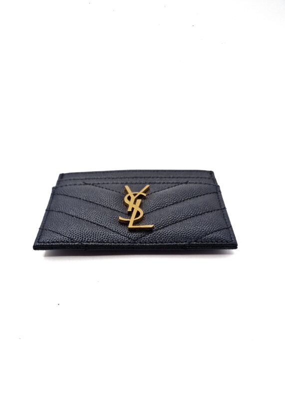 Portacarte Saint Laurent cassandre matelassé