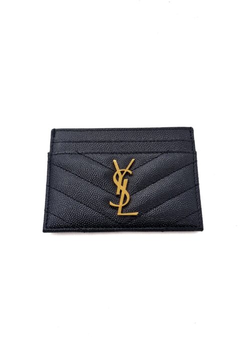 Portacarte Saint Laurent cassandre matelassé