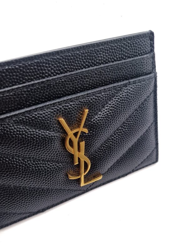 Portacarte Saint Laurent cassandre matelassé