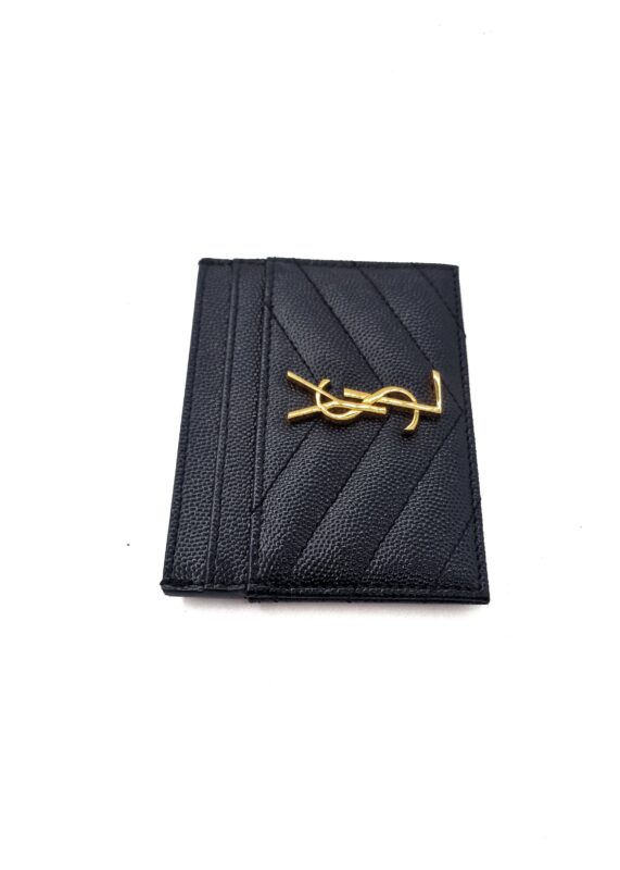Portacarte Saint Laurent cassandre matelassé