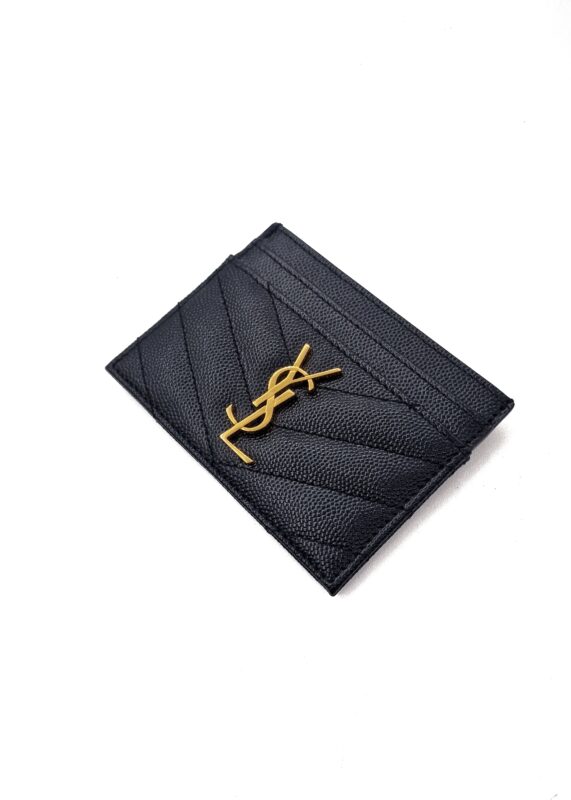 Portacarte Saint Laurent cassandre matelassé